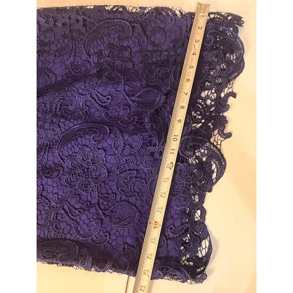 B Darlin Mock Neck Illusion Lace Bodycon Dress Juniors 13/14 Women’s Large - Picture 14 of 16